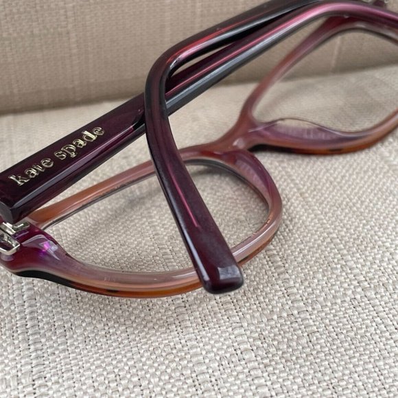 Kate Spade Blakely Women Eyeglasses Frame Purple/Brown Glasses 50[]17 135 - Picture 4 of 12